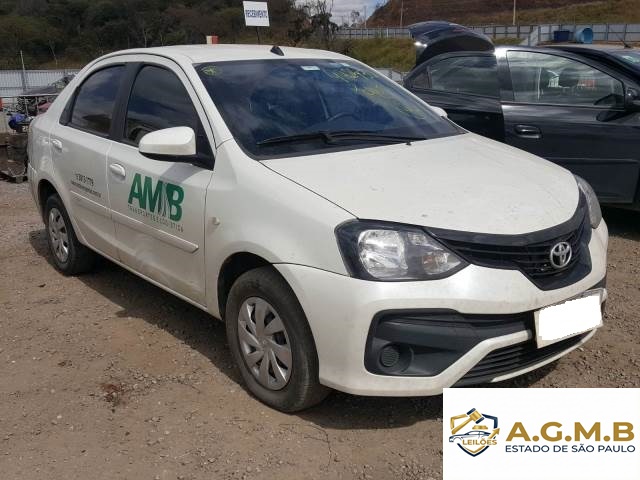 TOYOTA ETIOS SEDA X AT 1.5 16V DUAL VVT-I 19/19